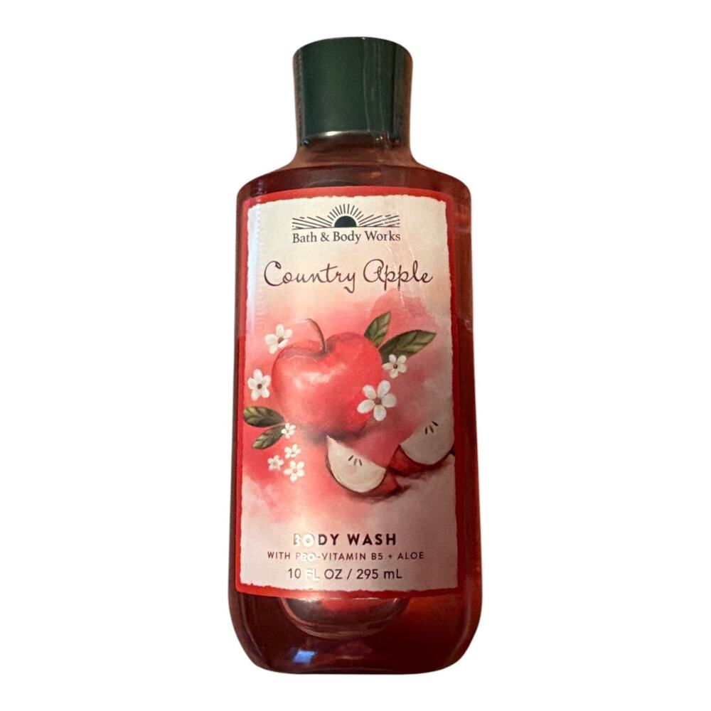 Bath & Body Works Country Apple Body Wash 10 oz New & Sealed Discontinued